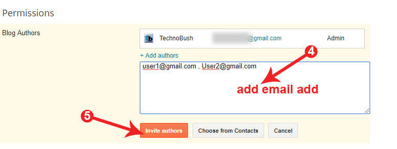 add author in blogger