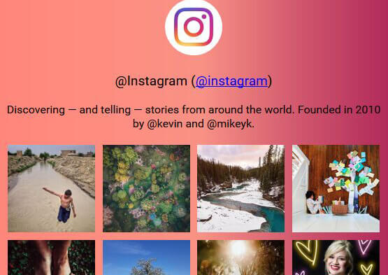 add Instagram feed in website