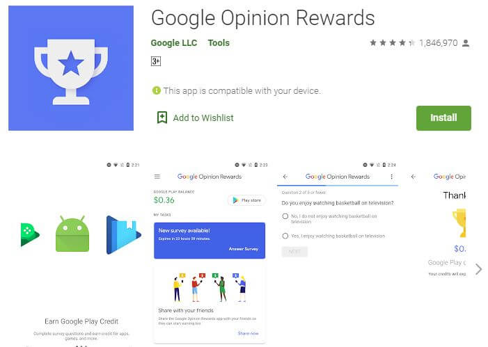 Google’s Opinion Reward App That Pays You Real Money